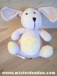 Chien Beige clair et jaune Auchan