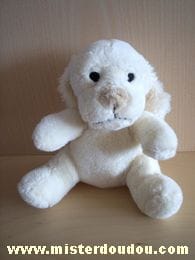 Chien Ecru nez beige Bébisol