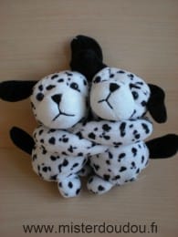 Chien Noir blanc dalmatien Cmp