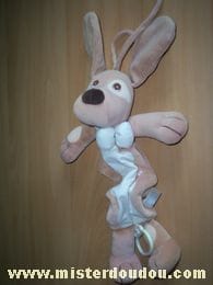 Chien Marron blanc Jollybaby