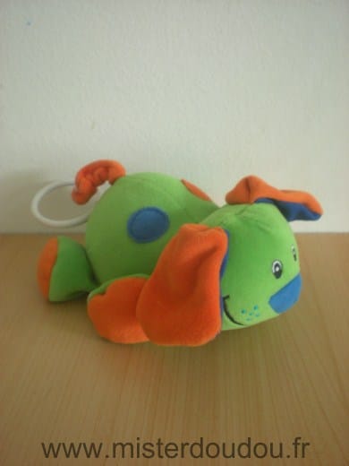 Chien Vert orange bleu Lgri