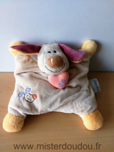 Chien Beige orange bo Nattou
