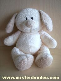 Chien Beige écru Nicotoy