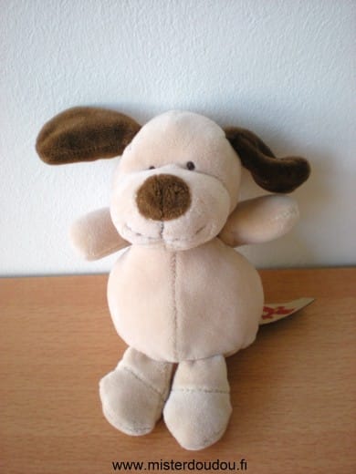 Chien Beige oreilles marron Nicotoy