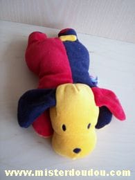 Chien Rouge bleu orange Sucre d orge