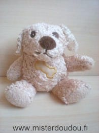 Chien Beige os jaune Yves rocher