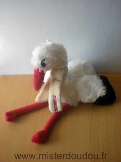 Cigogne Blanc rouge Créations dani
