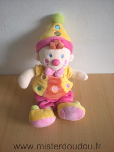 Clown Jaune rose orange Kiabi baby