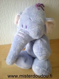 Eléphant Lumpy mauve Disney