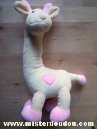Girafe Jaune rose Arthur et lola