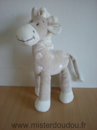 Girafe Beige ecru Mots d enfants