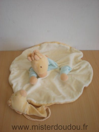 Girafe Jaune bleu Moulin roty