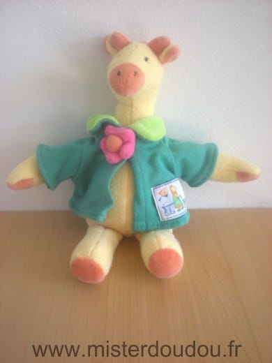 Girafe Jaune gilet vert Moulin roty
