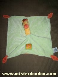 Girafe Vert jaune orange Moulin roty