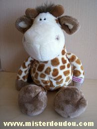 Girafe Ecru taches marrons Nici