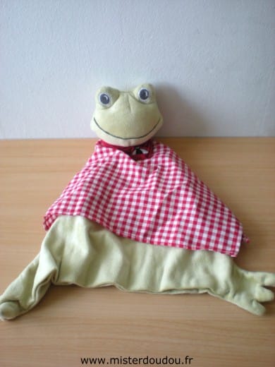 Grenouille Vert vichy rouge Marque Inconnue