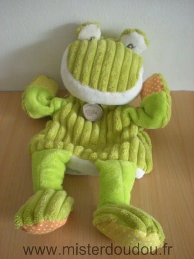 Grenouille Vert blanc Baby nat