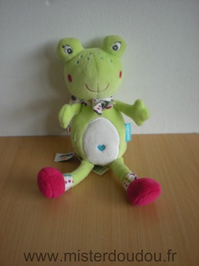 Grenouille Vert blanc rouge Baby sun