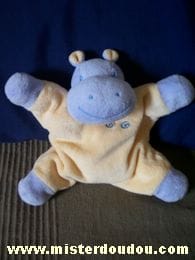 Hippopotame Mauve-jaune Jollybaby