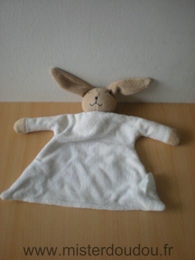 Lapin Blanc beige tissus eponge Marque Inconnue