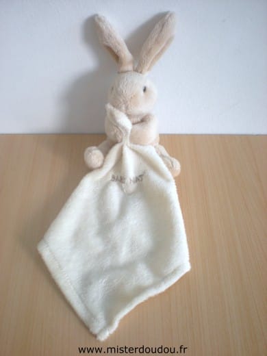 Lapin Beige mouchoir écru Baby nat