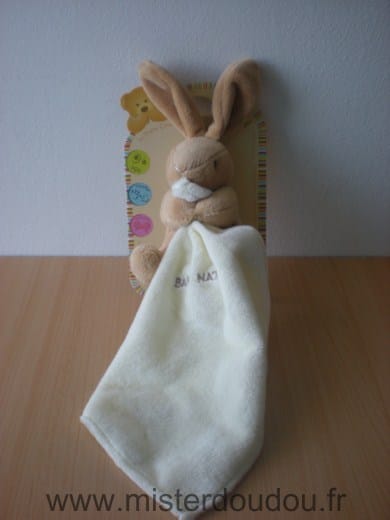 Lapin Beige mouchoir écru Baby nat