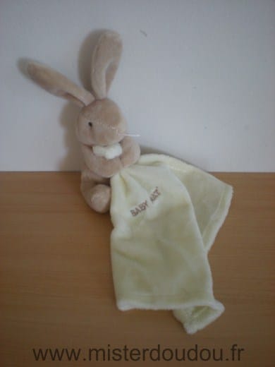 Lapin Beige mouchoir écru Baby nat