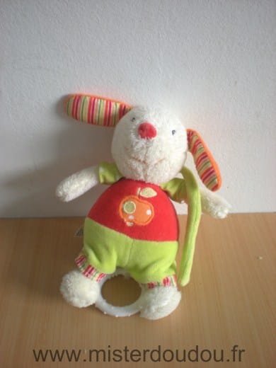 Lapin Rouge vert motif pomme Baby sun