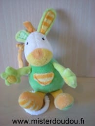 Lapin Vert jaune blanc Babyclub