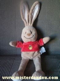 Lapin Beige tshirt rouge Bengy