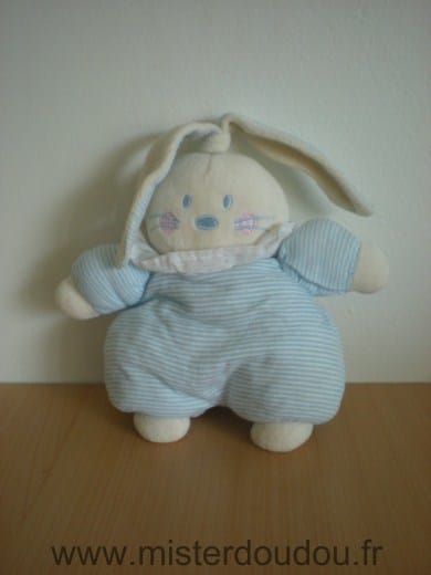 Lapin Rayé bleu blanc Bengy