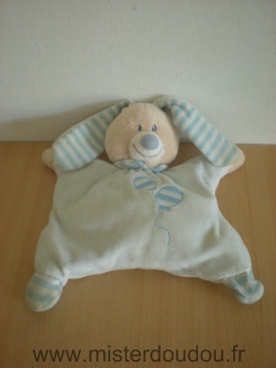 Lapin Bleu ballons bleus Bout chou