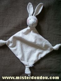 Lapin Blanc Carré blanc