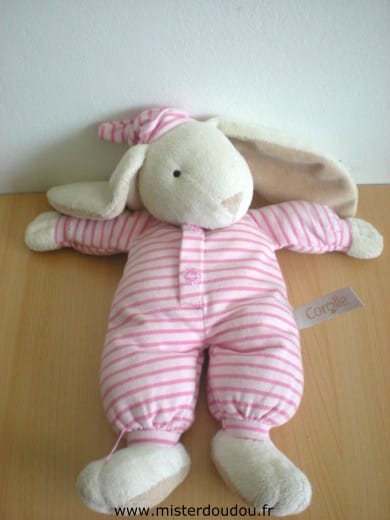 Lapin Rayé rose Corolle