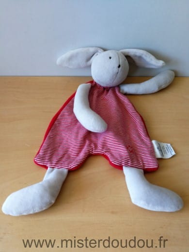 Lapin Rouge gris rayures Coudemail