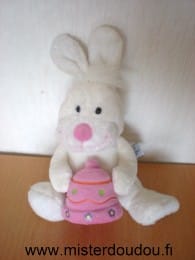 Lapin Blanc cloche rose Gipsy