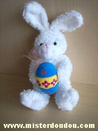 Lapin Blanc oeuf bleu Gipsy