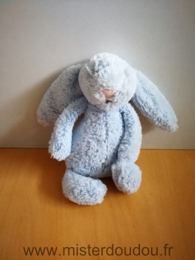 Lapin Bleu nez rose Jellycat