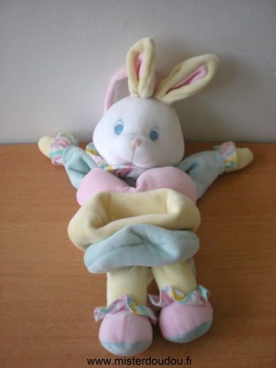 Lapin Bleu jaune rose Jollymex
