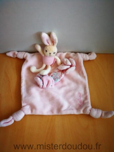 Lapin Fleurs roses et bleues Kaloo