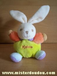 Lapin Jaune orange mauve Kaloo