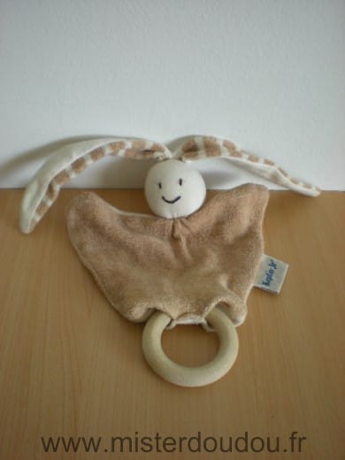 Lapin Beige anneau bois Keptin