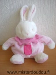 Lapin Rose blanc col rose Klorane