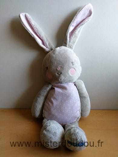 Lapin Rose gris ronds blancs Klorane