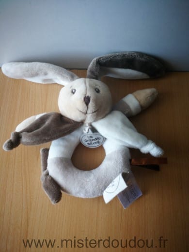 Lapin Marron blanc La grande recre