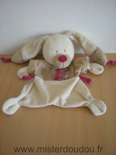 Lapin Beige marron bordeau Nicotoy