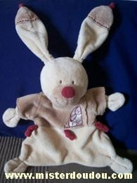 Lapin Beige nez bordeau Nicotoy