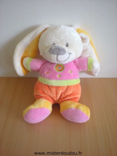 Lapin Orange rose jaune Nicotoy