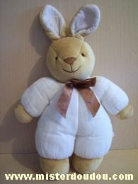 Lapin Beige blanc Noukie s