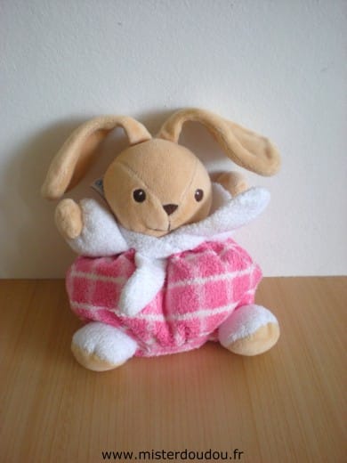 Lapin Blanc rose Nounours